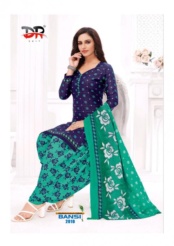 Dr. Bansi Vol-2 Cotton Designer Exclusive Patiyala Dress Material